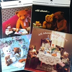 80s Teddy Bear Photography Calendar Bundle.